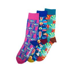 ponožky Meatfly Globe Socks - Gift Pack 2022 Multicolor
