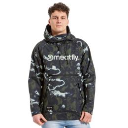 pánská podzimní softshell bunda Meatfly Jax 2022 Storm Camo Sand