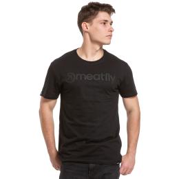 triko Meatfly Joe T-Shirt 2023 Black/Black