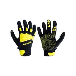 Bike rukavice Meatfly Irvin 2023 Black/Safety Yellow