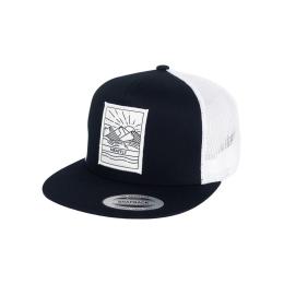 Kšiltovka Meatfly Thunderbolt Trucker 2023 Sunny Black/White