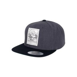 kšiltovka Meatfly Flanker Snapback 2023 Sunny Charcoal/Black