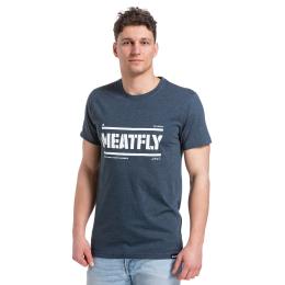 pánské triko Meatfly Rele 2023 Navy Heather