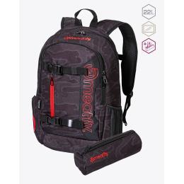 batoh Meatfly Basejumper Backpack 22L 2024 Morph Black