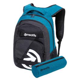 batoh Meatfly Exile Backpack 24L 2026 Petrol Heather/Charcoal heather