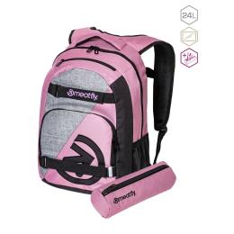 batoh Meatfly Exile Backpack 24L 23/24 Dusty Rose/Grey