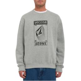 pánská mikina Volcom Watanite Crew 2022 Heather Grey