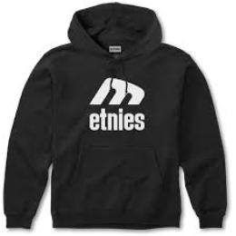 Mikina Etnies Classic Icon Hoodie 25/26 Black/White