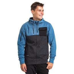 pánská technická mikina Meatfly Josh Hoodie 23/24 Slate Blue