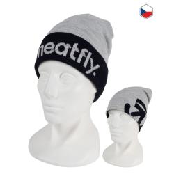 pánská čepice MEATFLY Wade beanie 2022 White Heather