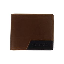 peněženka Meatfly Zac Premium Leather Wallet 23/24 Brown