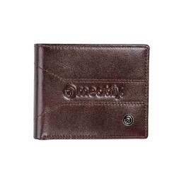 peněženka Meatfly Zac Premium Leather Wallet 23/24 Dark Brown