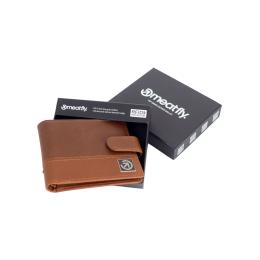 peněženka Meatfly Nathan Premium Leather Wallet 25/26 Brown