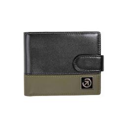 peněženka Meatfly Nathan Premium Leather Wallet 25/26 Olive/Black
