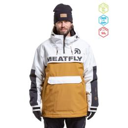 zimní bunda na lyže/snowboard Meatfly Zenith 23/24 Wood/White