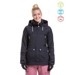 dámská zimní bunda na lyže/snowboard Meatfly Terra Jacket 23/24 Black