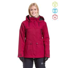 dámská zimní bunda na lyže/snowboard Meatfly Terra Jacket 23/24 Beet Red