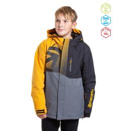 dětská zimní bunda na lyže/snowboard Meatfly Bangito Jacket 23/24 Sunflower/Dark Grey