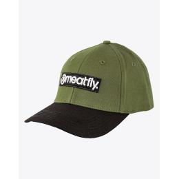 Kšiltovka Meatfly Wayne 2024 Basic Logo Olive/Black