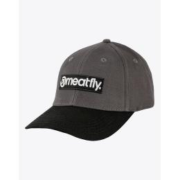 Kšiltovka Meatfly Wayne 2024 Grey/Black Basic Logo