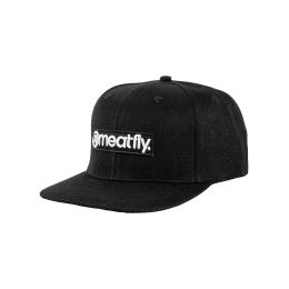 Pánská kšiltovka Meatfly Tyler Snapback 2024 Black Basic Logo