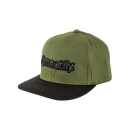 Pánská kšiltovka Meatfly Tyler Snapback 2024 Logojam Olive/Black