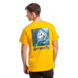 Pánské tričko Meatfly Cosmic 2024 Deep Yellow