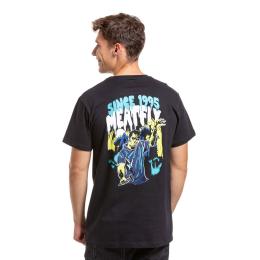 Pánské tričko Meatfly Zombie 2024 Black