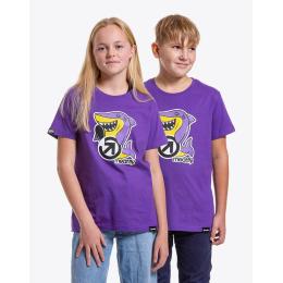 Dětské tričko Meatfly Sharky 2024 Violet