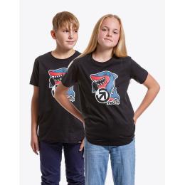 Dětské tričko Meatfly Sharky 2024 Black