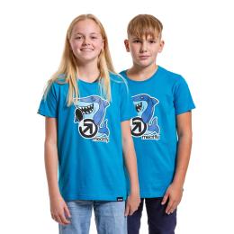 Dětské tričko Meatfly Sharky 2024 Ocean Blue