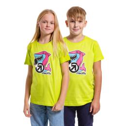 Dětské tričko Meatfly Sharky 2024 Safety Yellow