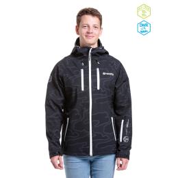 Pánská jarní softshell bunda Meatfly Rasmussen 2024 Morph Black