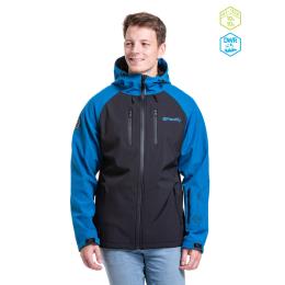 Pánská jarní softshell bunda Meatfly Rasmussen 2024 Ocean Blue/Black