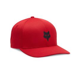 Pánská kšiltovka Fox Head Tech Flexfit 25/26 Flame red