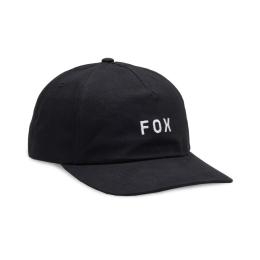 Kšiltovka Fox W Wordmark Adjustable 2024 Black