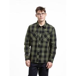 pánská košile Meatfly Hunt Premium Shirt 2,0 2022 Olive