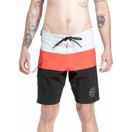 Pánské plavky Meatfly Mitch Boardshorts 21" 2024 Red Orange/Black