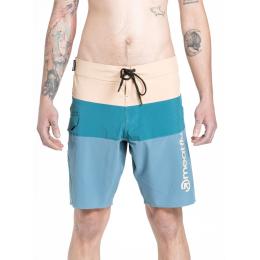 Pánské plavky Meatfly Mitch Boardshorts 21" 2024 Slate Blue/Latte