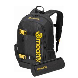 Batoh Meatfly Basejumper 22L 2 5/26 Black/Charcoal Heather