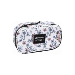 Pouzdro Meatfly XL Pencil Case 2022 Blossom White