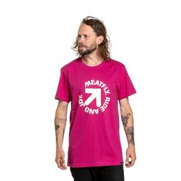 Pánské tričko Meatfly Arrow 24/25 Magenta