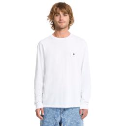 pánské triko dlouhý rukáv VOLCOM Stone Blanks 26/27 WHT