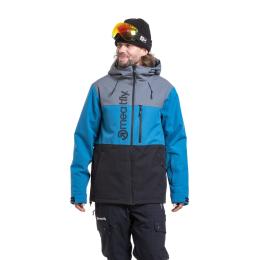 Pánská zimní bunda Meatfly Manifold Jacket 2024 Blue/Black