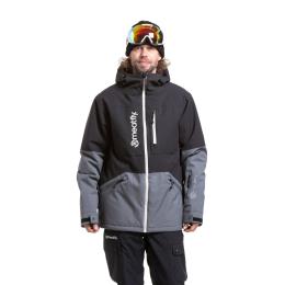 Pánská zimní bunda Meatfly Helios Jacket 2024 Dark Grey/Black