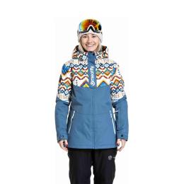 Dámská bunda na lyže/snowboard Meatfly Kirsten 2024 White Jones/Slate Blue