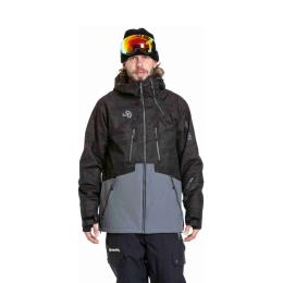 Pánská zimní bunda na lyže/snowboard Meatfly Cronos 2024 Morph Black