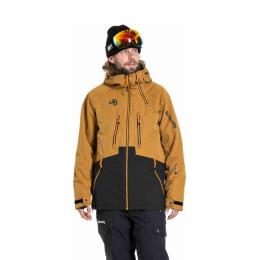 Pánská zimní bunda na lyže/snowboard Meatfly Cronos 2024 Wood/Black