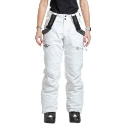 Zimní kalhoty na lyže/snowboard Meatfly Foxy Pants 24/2 5 White