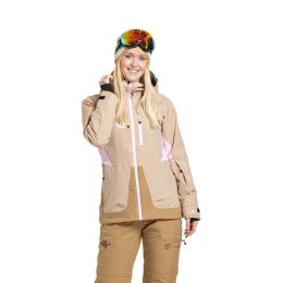 Dámská SNB & SKI bunda Meatfly Gaia 2024 Latte